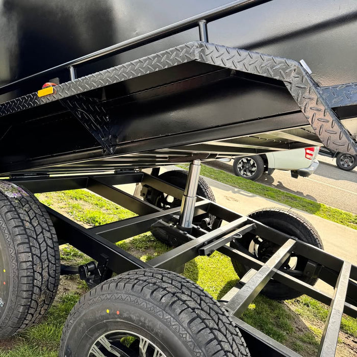 8x5 Tipper Tandem Trailer 1.3 m High Sides