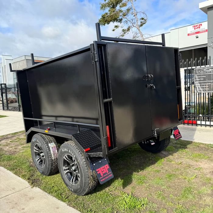 8x5 Tipper Tandem Trailer 1.3 m High Sides