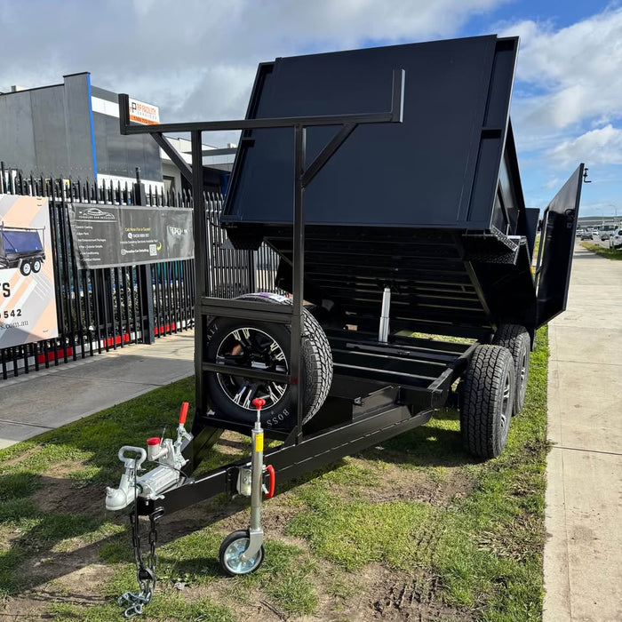 8x5 Tipper Tandem Trailer 1.3 m High Sides