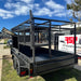 12x6 concrete tandem trailer with tool box, double roof rack, screed box, peg compartment