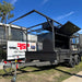 12x6 concrete tandem trailer with tool box, double roof rack, screed box, peg compartment