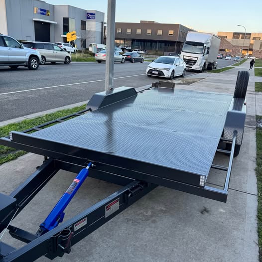 16x6’6” Tilt Car Trailer Semi Flat