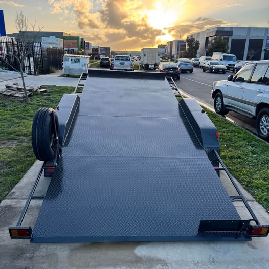 16x6’6” Tilt Car Trailer Semi Flat