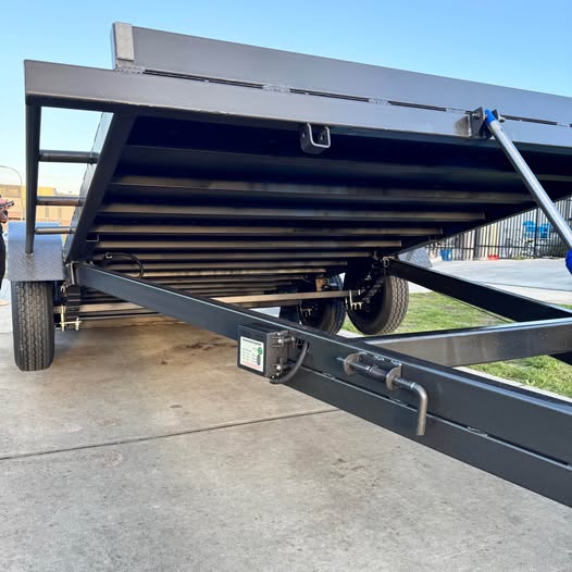 16x6’6” Tilt Car Trailer Semi Flat