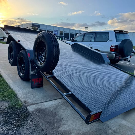 16x6’6” Tilt Car Trailer Semi Flat