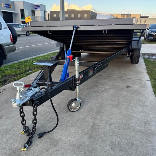 16x6’6” Tilt Car Trailer Semi Flat