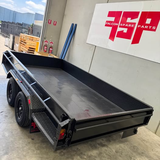 12x6 Tandem Box Trailer 380mm Sides