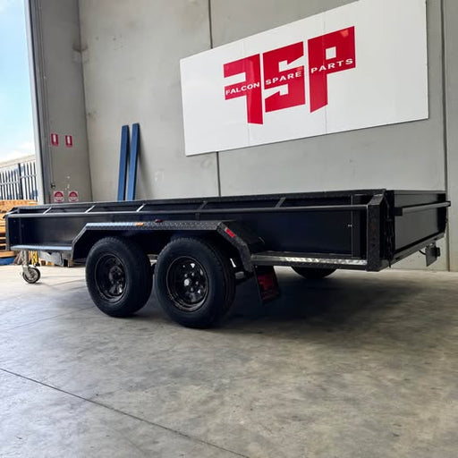 12x6 Tandem Box Trailer 380mm Sides