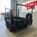 9x5 Tipper Tandem Trailer with Excavator Use Upgrades, Removable Racks, Augur Holders, Jerry Can Holders