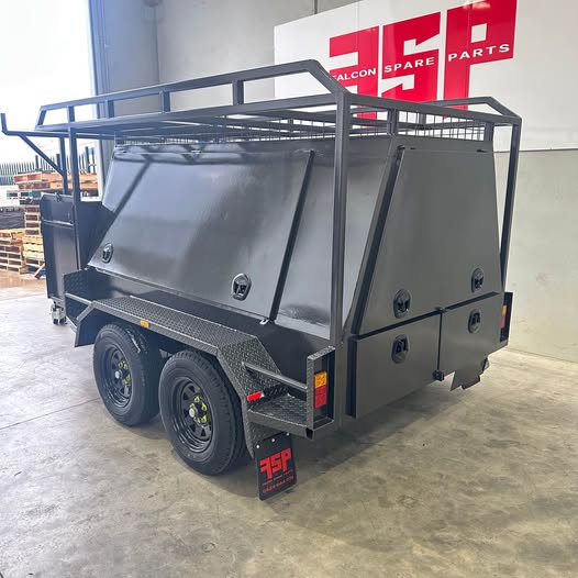 8x5 Tandem Tradesman Top Trailer with Full Length Drawers & Shelves