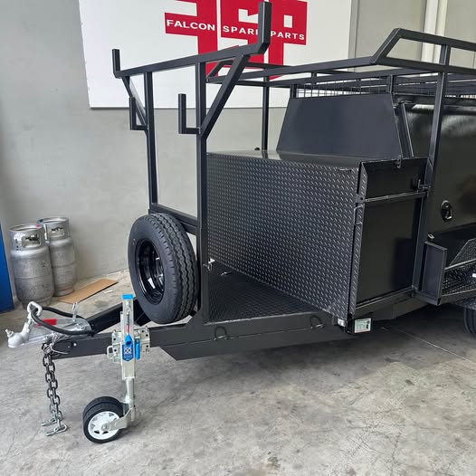 8x5 Tandem Tradesman Top Trailer with Full Length Drawers & Shelves