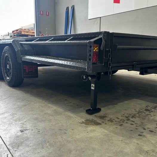 16'x6'6" Semi Flat Box Car Trailer Tandem