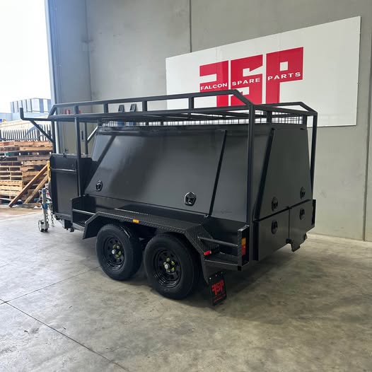 8x5 Tandem Tradesman Top Trailer with Full Length Drawers & Shelves