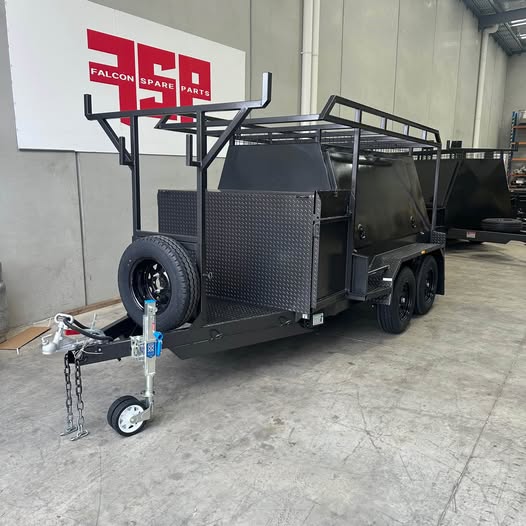 8x5 Tandem Tradesman Top Trailer with Full Length Drawers & Shelves