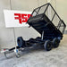 FSP 8x5 Tipper Tandem trailer with 900mm cage, Slide in ramps - FSP Trailers and Parts
