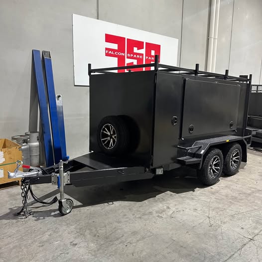 8x5 Tandem Tradesman Top Trailer With Drawers & Shelves, Electric Locks, 'Redarc' 12V Setup - FSP Trailers and Parts