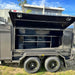 8'x5' Tradesman Trailer One Piece Square Sides, Drawers, Shelves, Back Door With Compressor Box - FSP Trailers and Parts