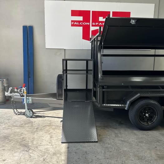 8x5 Tradesman Trailer 2PC Design Slant With Compressor Box - FSP Trailers and Parts