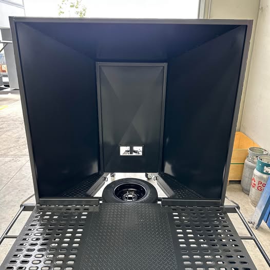 16'x6'6" Car Trailer Tandem Semi Flat, Perforated Sheet With Closed Nose - FSP Trailers and Parts