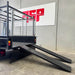 8x5 Box Trailer Tandem Axle With Ramps, Rack, Electric Brakes & 900mm cage