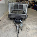 8x5 Box Trailer Tandem Axle With Ramps, Rack, Electric Brakes & 900mm cage