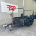 9x5 Tipper Trailer with Excavator Use Upgrades - (racks, augur & jerry can holders)