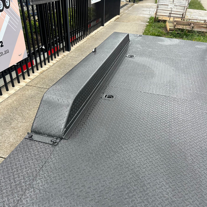 4.2m x 1.98m Semi Flat Tri-Axle Trailer with Removable Guards