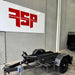 6ft x 4ft Bike Trailer With 3x Bike Channels - FSP Trailers and Parts