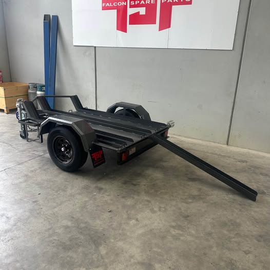 6ft x 4ft Bike Trailer With 3x Bike Channels - FSP Trailers and Parts