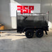 8x5 Tradesman Trailer One Piece Slant Sides, Drawers, Shelves, Back Door - FSP Trailers and Parts