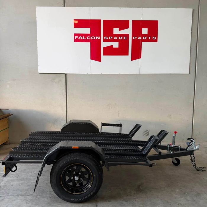 6x4 Bike Trailer With 3x Bike Channels - FSP Trailers and Parts