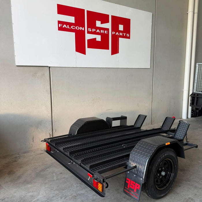 6x4 Bike Trailer With 3x Bike Channels - FSP Trailers and Parts