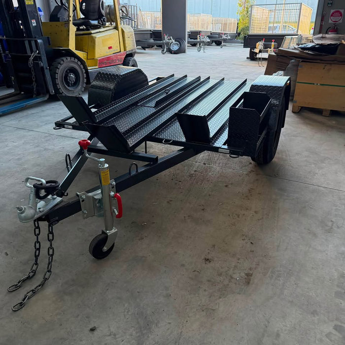 6x4 Bike Trailer With 3x Bike Channels - FSP Trailers and Parts