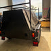 8x5 Tradesman Trailer One Piece Slant Sides, Drawers, Shelves, Back Door - FSP Trailers and Parts