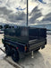 8x5 Tipper Tandem Trailer With 600mm Solid Removable Sides, Meshed Barn Doors Cage - FSP Trailers and Parts