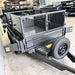 8x5 Tipper Tandem Trailer With 600mm Solid Removable Sides, Meshed Barn Doors Cage - FSP Trailers and Parts