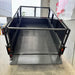 8x5 Tipper Tandem Trailer With 600mm Solid Removable Sides, Meshed Barn Doors Cage - FSP Trailers and Parts