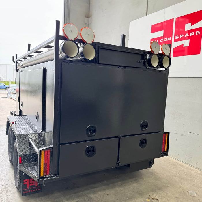 8x5 Single Piece Square Top Tradesman Trailer - FSP Trailers and Parts