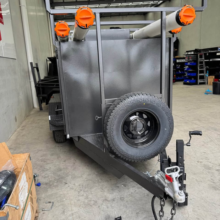 8x5 Single Piece Square Top Tradesman Trailer - FSP Trailers and Parts