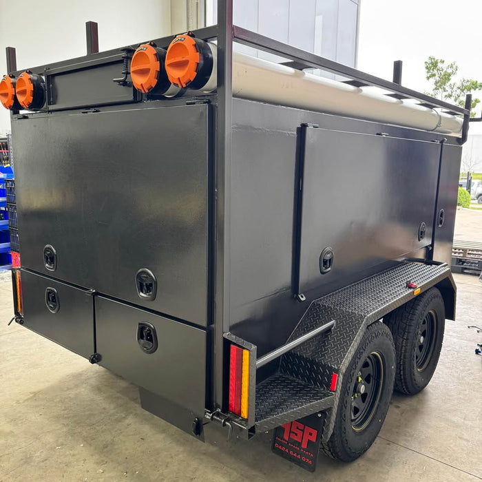 8x5 Single Piece Square Top Tradesman Trailer - FSP Trailers and Parts