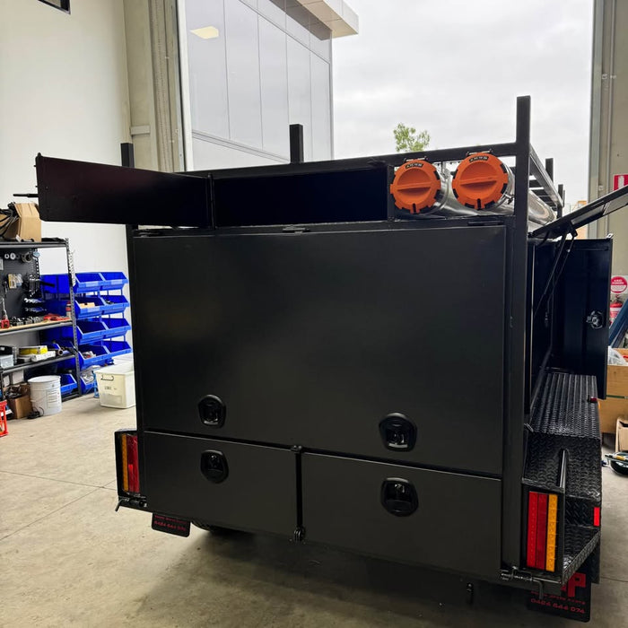 8x5 Single Piece Square Top Tradesman Trailer - FSP Trailers and Parts