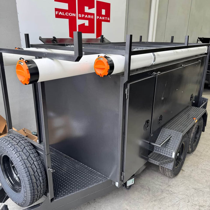 8x5 Single Piece Square Top Tradesman Trailer - FSP Trailers and Parts