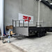 16x8 Flat Top Tandem Trailer with Headboard, Removable Sides & Racks - FSP Trailers and Parts