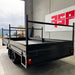 16x8 Flat Top Tandem Trailer with Headboard, Removable Sides & Racks - FSP Trailers and Parts
