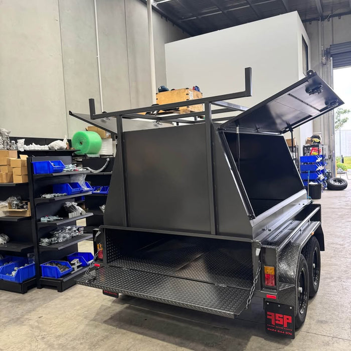 7x5 Tandem Tradesman Slant Top Trailer - FSP Trailers and Parts