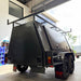 8x5 Tandem Tradesman Top Trailer with Compressor Box, Full-Length Drawers Shelves - FSP Trailers and Parts