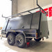 8x5 Tandem Tradesman Top Trailer with Compressor Box, Full-Length Drawers Shelves - FSP Trailers and Parts
