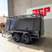 8x5 Tandem Tradesman Top Trailer with Compressor Box, Full-Length Drawers Shelves - FSP Trailers and Parts