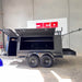 8x5 Tandem Tradesman Top Trailer with Compressor Box, Full-Length Drawers Shelves - FSP Trailers and Parts