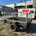 7x4 Box Trailer With 2ft High Cage - FSP Trailers and Parts